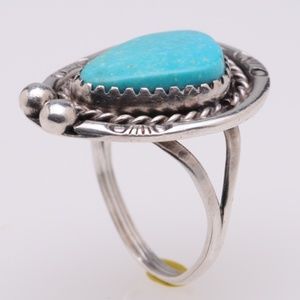 Silver Turquoise Ring from New Mexico